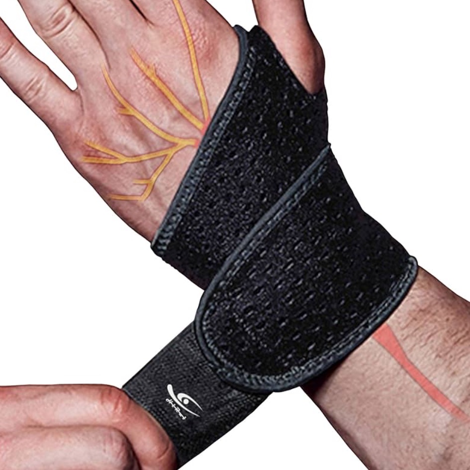 Hirui Wrist Brace Wrist Compression Strap 2 Pack